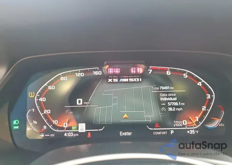 2020 BMW X5 M50I z USA, uszkodzony, nr VIN 5UXJU4C01LLE46108